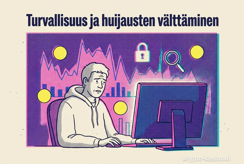 Turvallisuus ja huijausten välttäminen